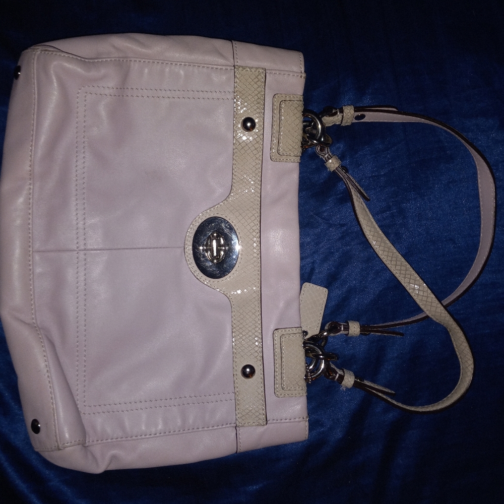 Light pink Coach handbag